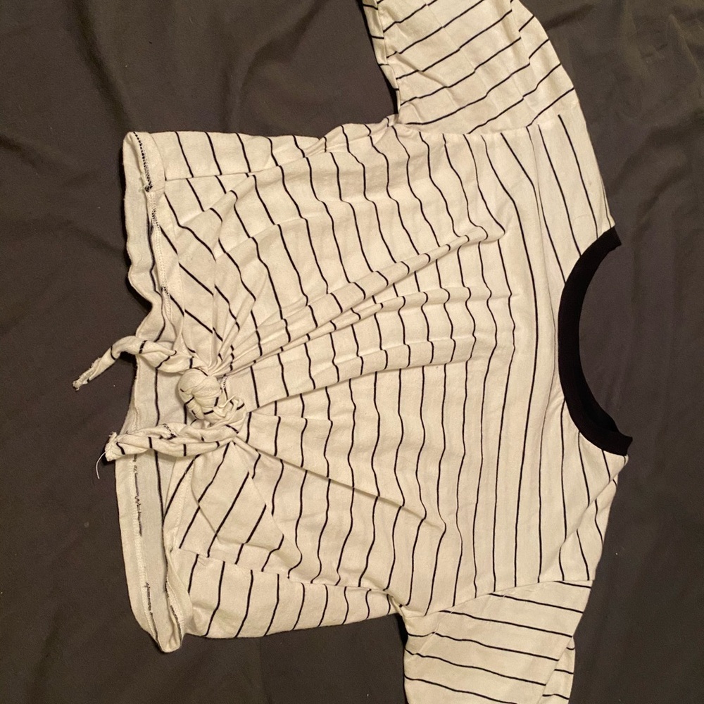 Tied crop top